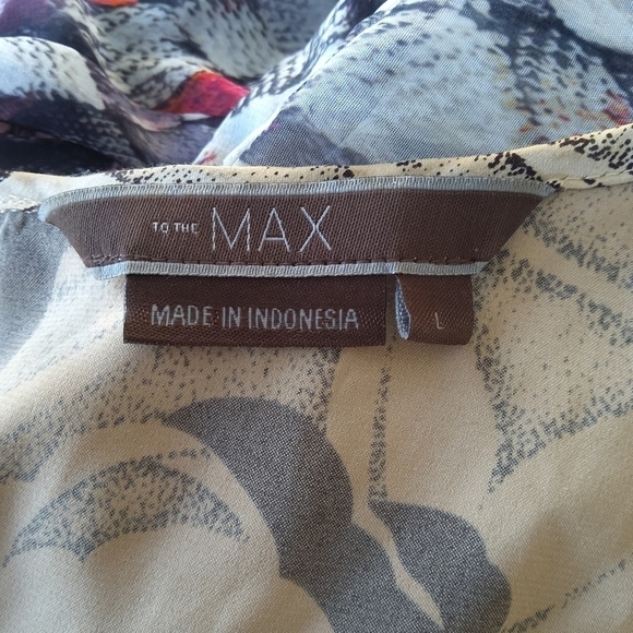 TO THE MAX large floral a-line midi dress - Picture 9 of 9